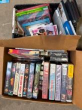 VHS, DVD, and Book Collection