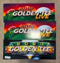 Golden Tee Arcade Game Marquees