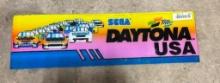 SEGA Daytona USA Arcade Marquee Insert