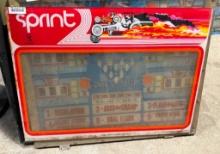 Sprint Arcade Game Backglass,