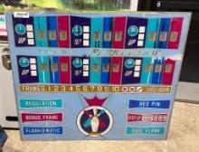 Fleetwood Bowling Scoreboard Backglass