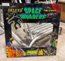 Space Invaders Arcade Game Backglass