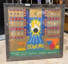 Bowling Game Backglass