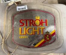 Stroh Light Beer Sign