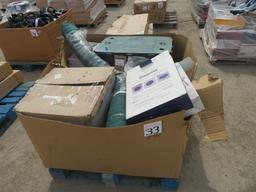 Roll -green shade material, 2 Bagott vacuums, Rainbird irrigation control, Delphi fuel pump assembly