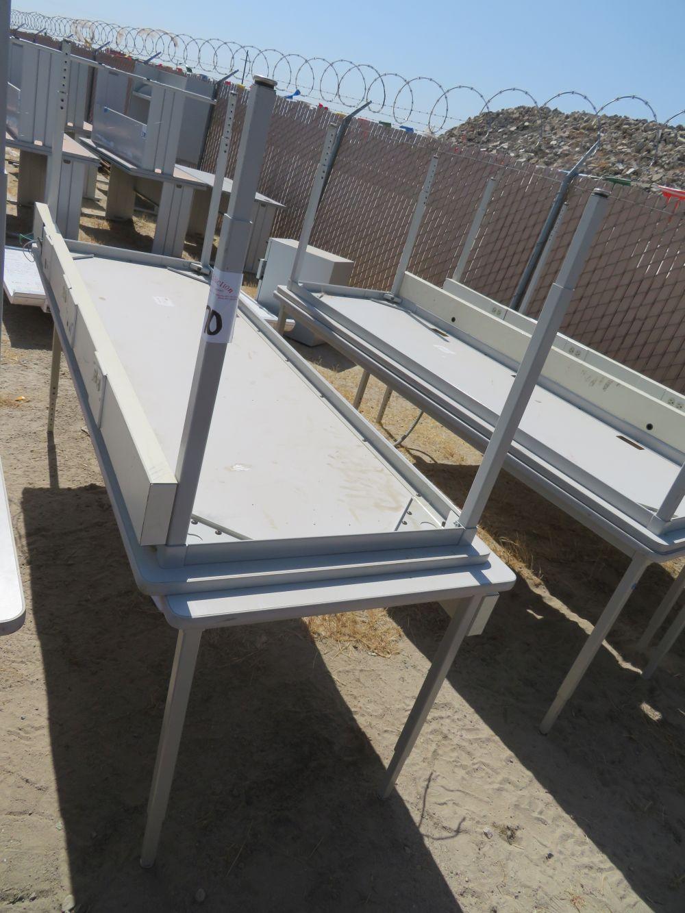 (2) tables w/outlets