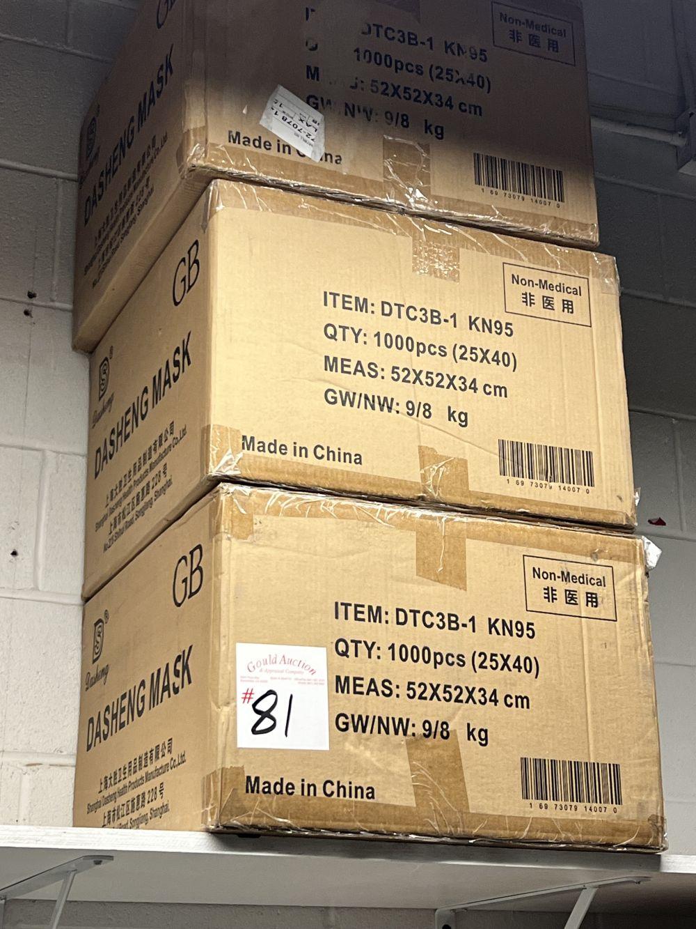 3 Boxes Non-Medical Dashing Mask