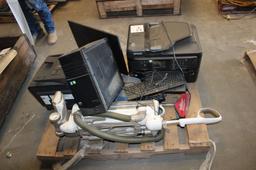 (2) Printers, Vac, Monitor, Keyboard, Misc