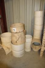 (8)- 12" to 18" PVC Fittings