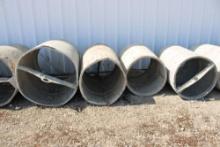 4- Round Steel Molds 38"