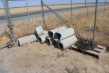 1 Lot 8'x10" Cement Pipe