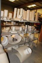 (1) - Metal Rack w/PVC Fittings 4"-6"-8"-10"