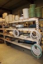(1) Metal Rack of Steel Fittings & Gaskets