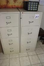 2- 4 Drawer Fire Proof Safes