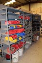 (4) - Section Shelf w/Contents Valve & Screw Parts