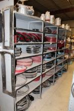 (1) - 4 Section Shelf Contents Waterman &Misc Valves