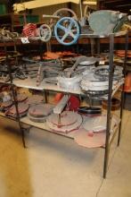 (1) Metal Rack Waterman Valves & Misc
