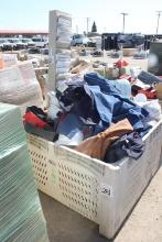 Crate- Misc Work Clothes, Hard Hats, Misc Office Materials