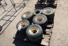 (6) Sm Misc Size Wheels