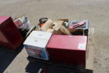 Porta Potti, Tool Chest, Chain Saw, Wall Light, Misc