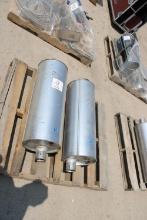 (2) Stainless Steel Tanks