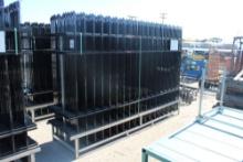 10ftx7ft Wrought Iron Site Fence