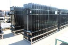 10ftx7ft Wrought Iron Site Fence