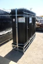 8ftx6ft Powder Coated Steel Site Fence