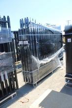 7ftx20ft Metal Farm Driveway Gate
