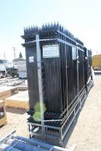 10ftx7ft Powder Coated Steel Site Fence