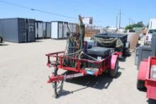 2012 Iron Panher Single Axle Utility Trailer w/ Welder