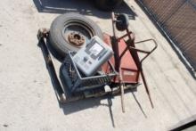 Wheel barrel, Tire, Chains