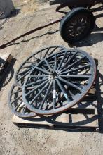 (3) Wagon Wheels