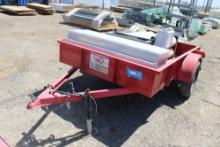 2012 Carson Single Axle Trailer w/ Tool Box, 6 Tanks Mounted