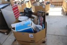 Box - Shoe Box, Faucet, Two Pots, Misc