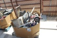 Box- Mechanical Scale, Hoverboard, Misc Hand Tools