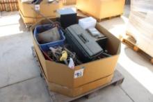 Box - Tool Box, Nuts & Bolts, Cords, Misc Hand Tools