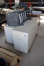 (2) Filing Cabinets, Stool, Storage Organizer
