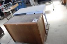 Desk, Cabinet