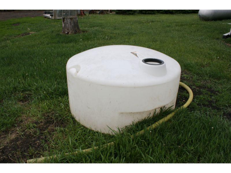 350 Gal. Slide-In Poly Water Tank w/ Shut-off & Hose