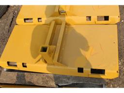 Adj. Skid Steer Rec. Mount Hitch