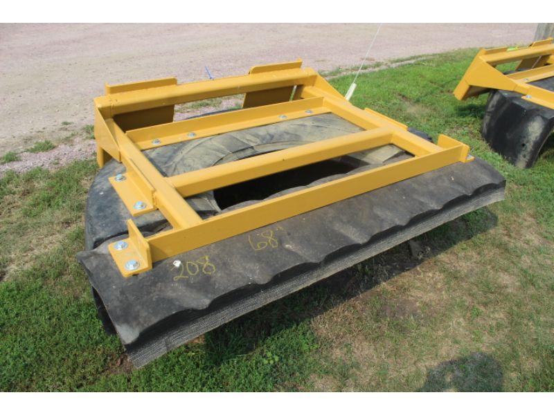 68" Skid Steer Mt. Manure Pusher