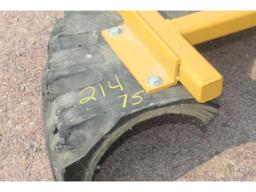 75 In. Skid Steer Mt. Manure Pusher
