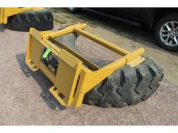 75 In. Skid Steer Mt. Manure Pusher
