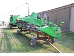 JD 925F Full Finger Flex Bean Head w/Fore & Aft on Head Trailer