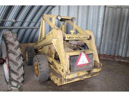 NH L775 Skidloader w/7 Ft. Bucket (Not Running);