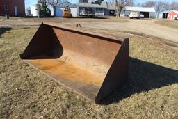 8 Ft. High-Capacity Bucket Euro Mt. Bucket - Sells Separate From Case Maxxum 125 Tractor