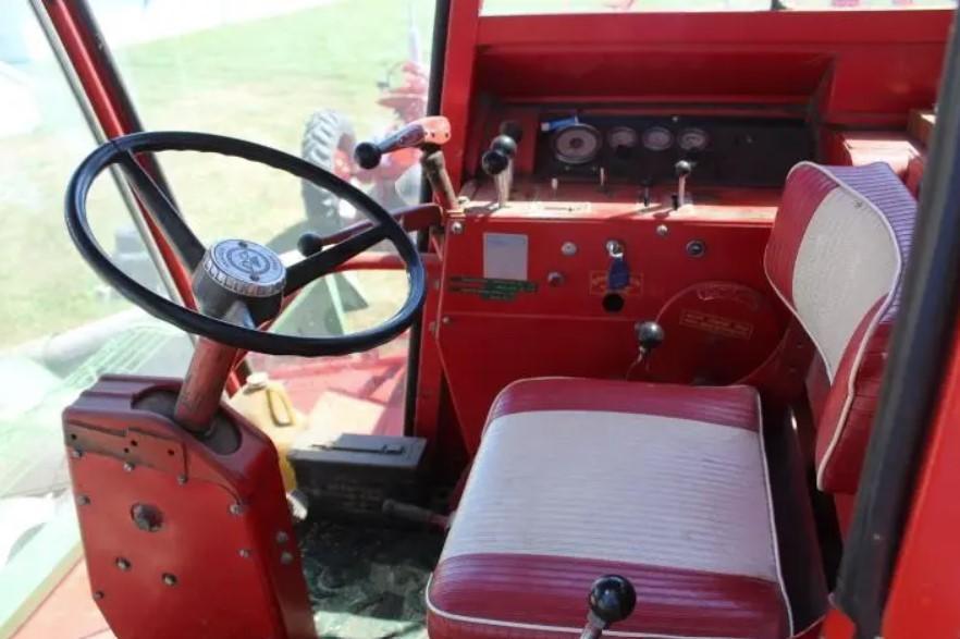 Massey Ferguson 750 Combine w/ Red Cab