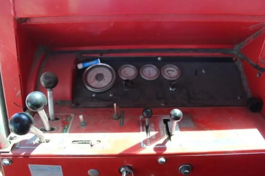 Massey Ferguson 750 Combine w/ Red Cab