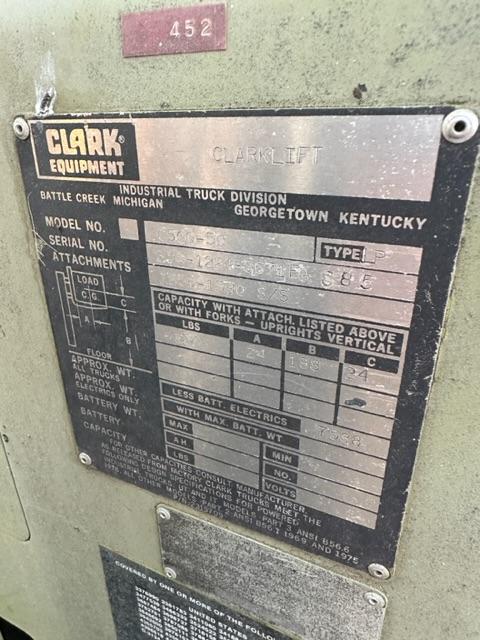 Clark C500-50 propane forklift